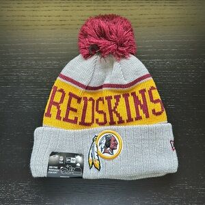 Fleece lined Washington Redskins knit beanie - adult size